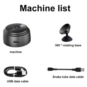 Mini Camera Ip Espiã Wifi A9 Magnética Bateria Portatil