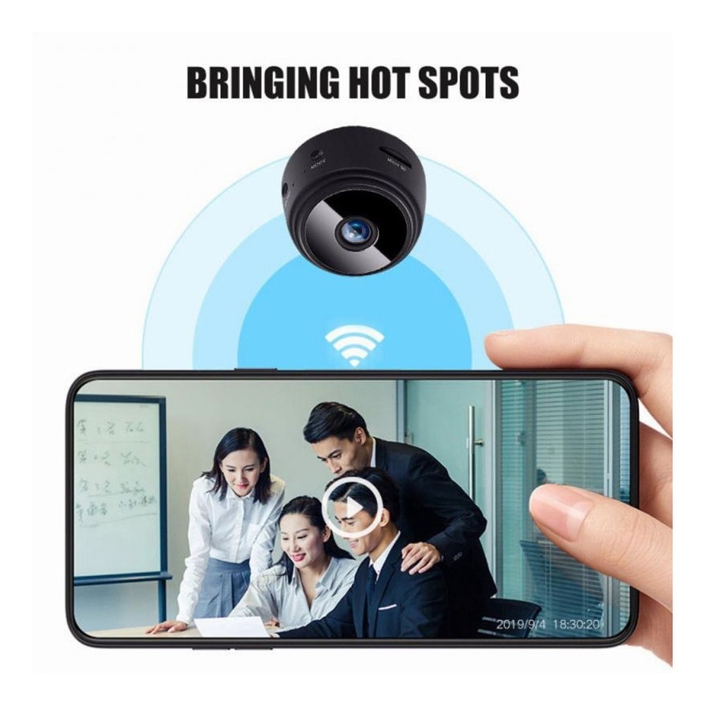 Mini Câmeras De Segurança Wifi 1080p Hd Sem Fio Escondidas - Imagem 8