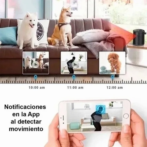 Mini Câmera Espiã Ip Wifi A9 Portátil Magnético 2 Peças - Imagem 4