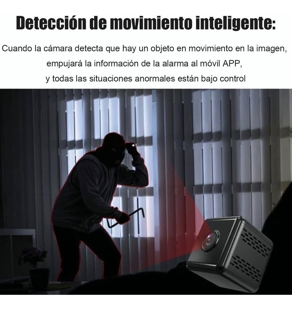 Mini Câmera 1080p Wifi Hd, Câmera De Vídeo De Detecção - Imagem 6