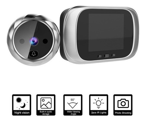 Olho Mágico Porta Câmera Digital Porta Visualizador E - Imagem 2