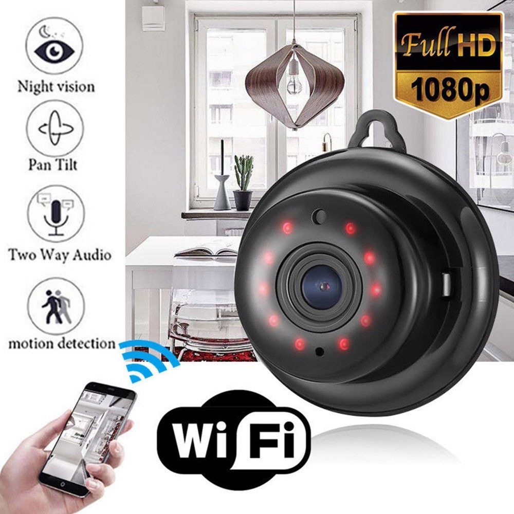Mini Câmera Ip Wifi Conexão V380 Hd 1080p Infravermelho - Imagem 6