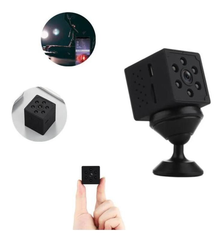 Mini Câmera Espiã Wifi Visão Noturna Gravador Voz