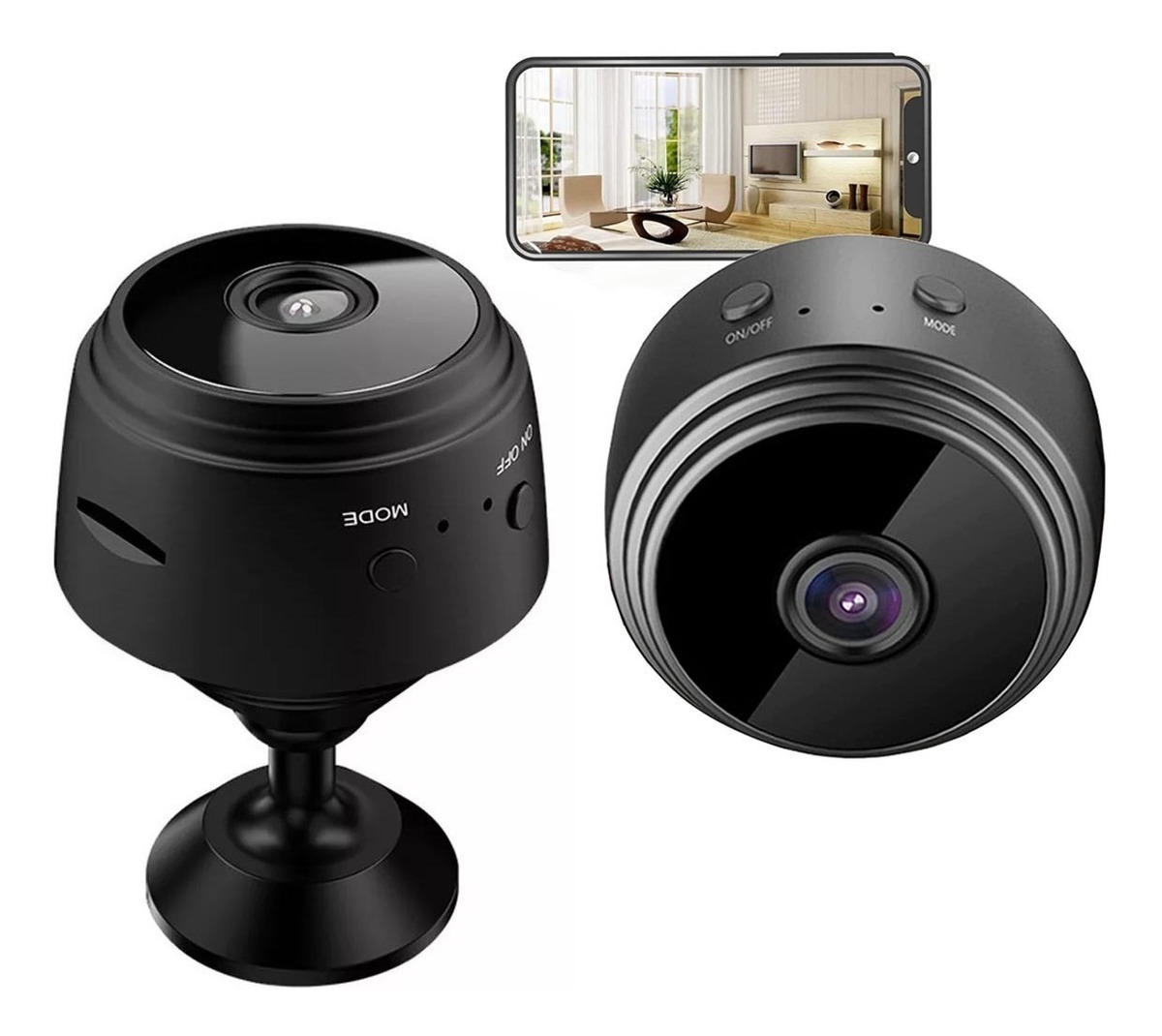 Mini Câmera 1080p Hd Wifi Ip Câmera Doméstica De Vigilância - Imagem 8