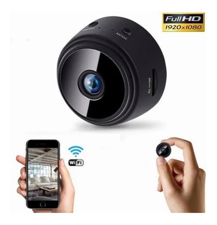 Mini Camera Ip Espiã Wifi A9 Magnética Bateria Portatil