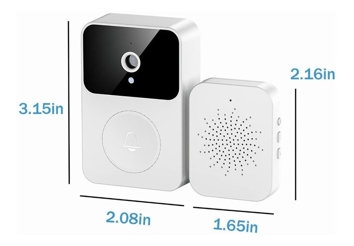 Câmera De Campainha De Vídeo Sem Fio Visual Smart Security - Imagem 7