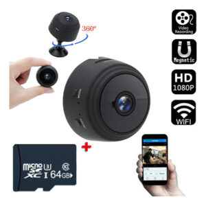 Mini Câmera 1080p Hd Visão Noturna Detecta Movimento Micr
