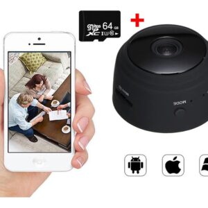 Mini Câmera Hd 1080p Com Visão Noturna+cartão De Memória