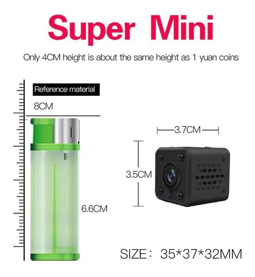 Nova Câmera Hd Wifi Ip Sem Fio Micro Monitor Câmera Infraver - Imagem 3