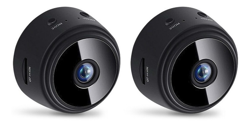 Câmera De Filmadora Hd Wifi Mini 1080p 2 Pcs