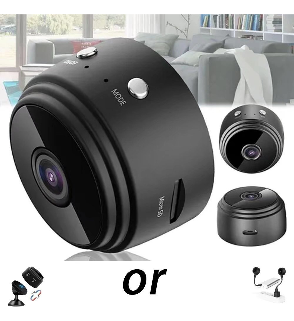 Camara De Segurança Residencial Wifi Hd Bateria Sem Fio Mini