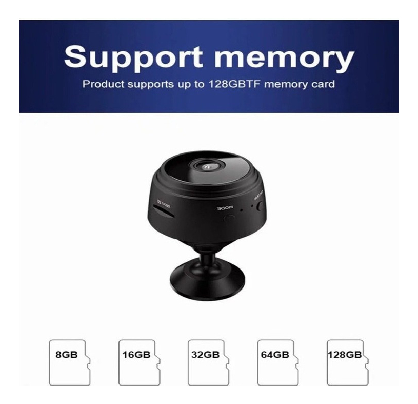 Mini Câmera De Segurança Wifi Externa Micro Espia Tempo Real - Imagem 7