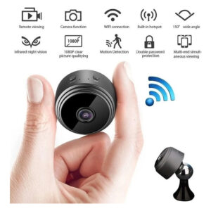 Mini Câmera Wifi Ip Filma Com Infra Espiã Portátil