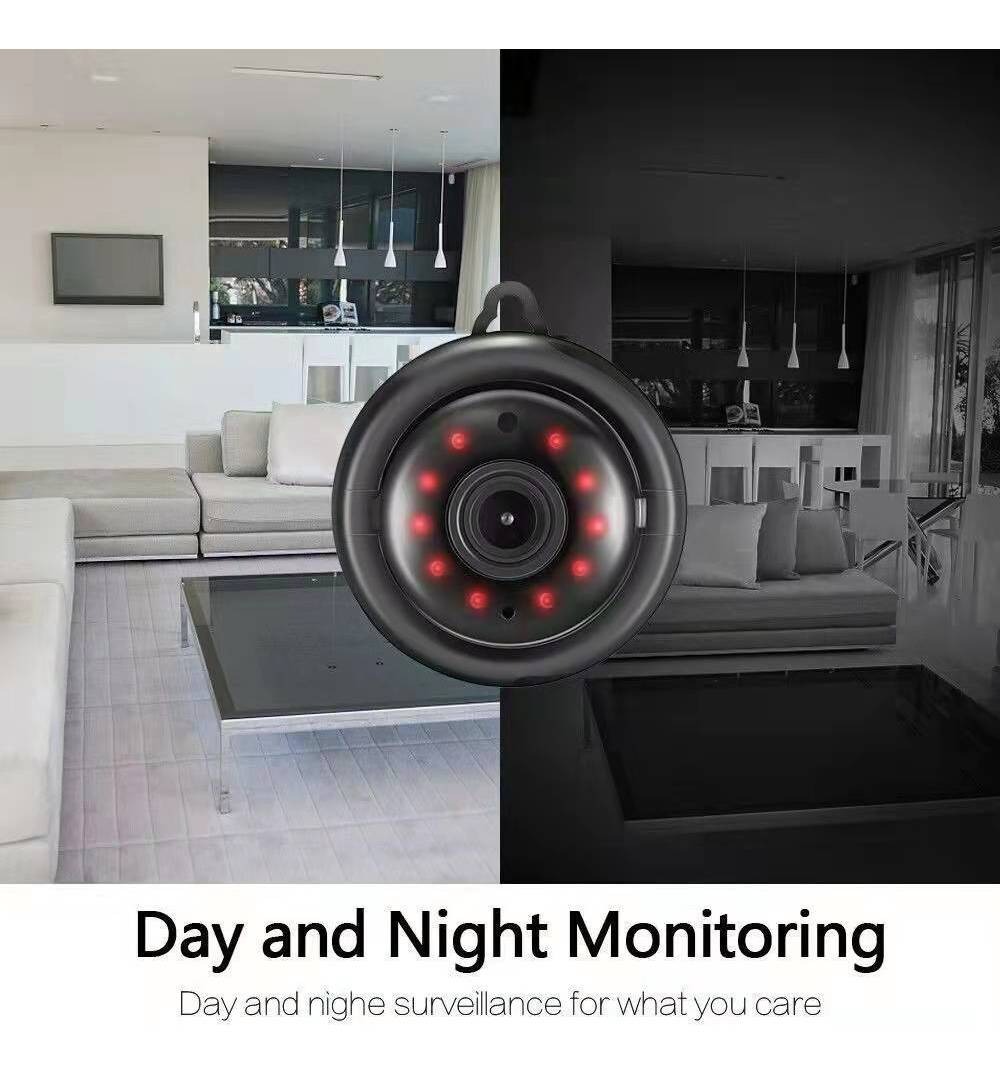 Mini Hd 1080p Camera Segurança Wifi Ip Camera Visão Noturna - Imagem 5