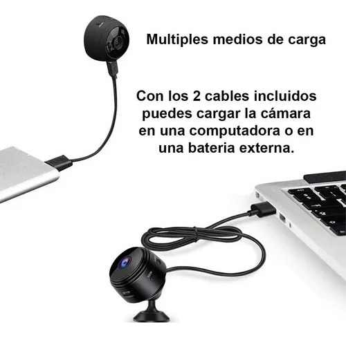 Mini Câmera Espiã Hd Detecta Movimento Micr - Imagem 5
