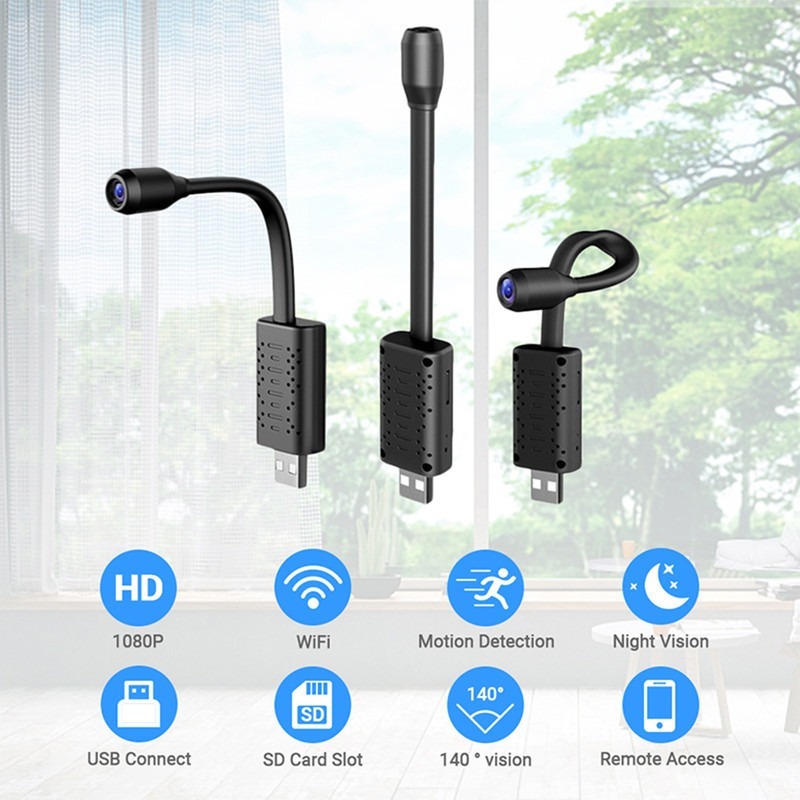 Mini Camera Infravermelho Visão Noturna Wifi Hd 1080p - Imagem 2