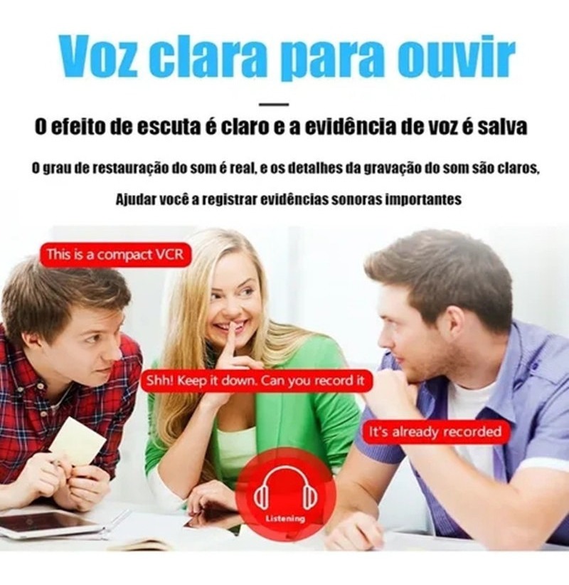 Mini Câmera Wifi Pode Ser Transportada Por Aplicativo Móvel - Imagem 5