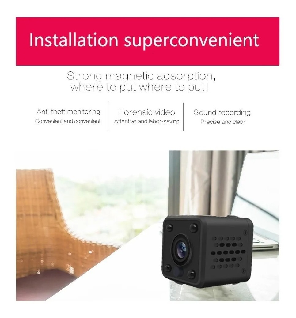 Hd Wifi Remote Home Monitor Câmeras De Segurança Infravermel - Imagem 4