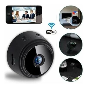 Mini Wifi Câmera Vigilância Cubo Longo Duração Hd 1080p