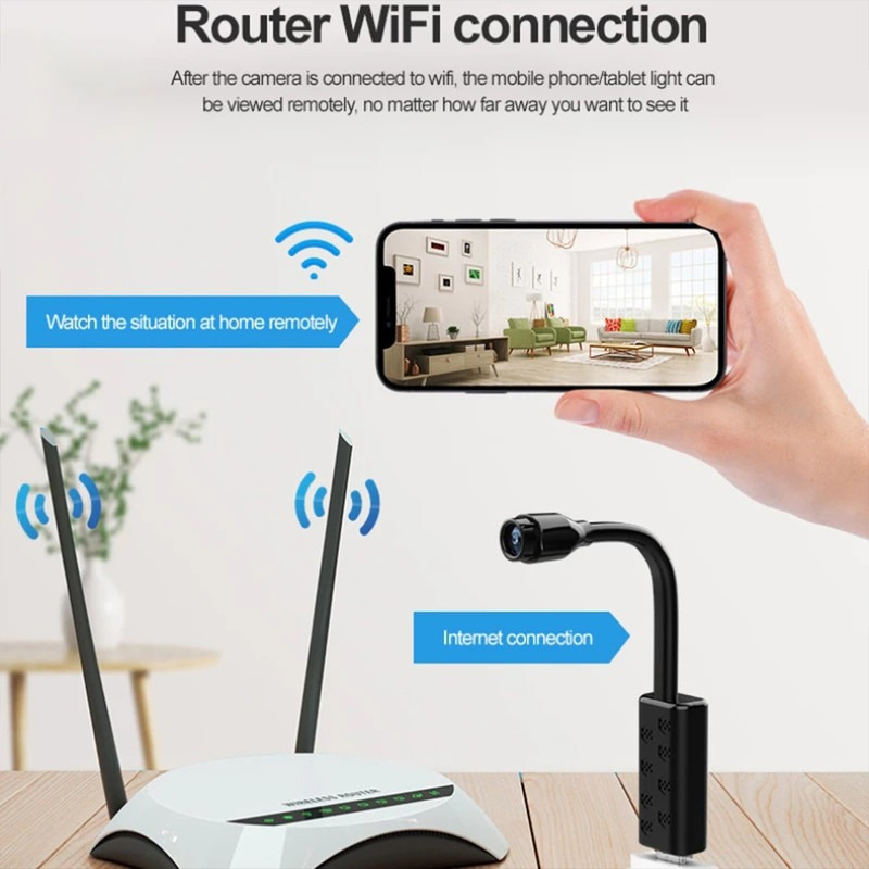 Mini Camera Infravermelho Visão Noturna Wifi Hd 1080p - Imagem 10