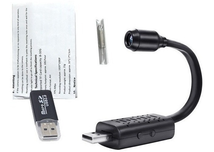 Mini Câmera Hidden Usb Wifi Spy Gravando Áudio Discreto Vid - Imagem 9