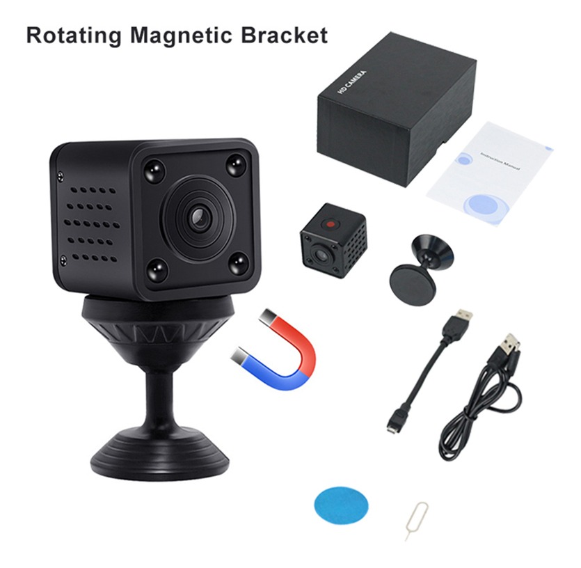 Mini Câmera Espiã Wifi Monitor Remoto Sem Fio Home Security - Imagem 2