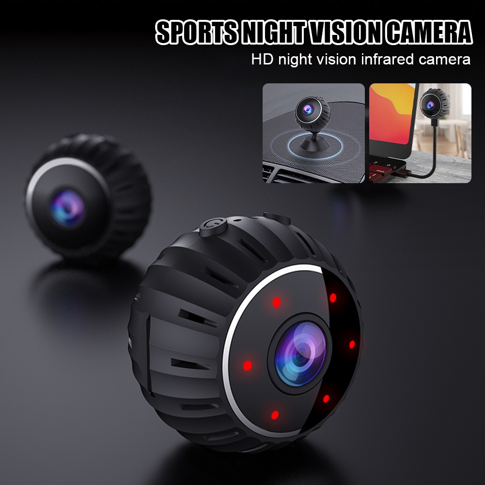 Mini Micro Câmera Monitoramento Espia Segurança Hd Wireless - Imagem 8