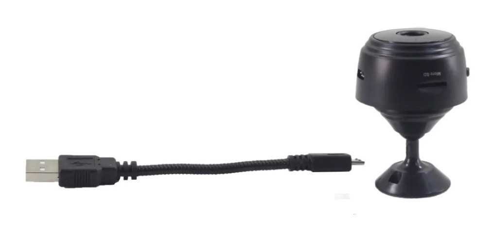 Mini Camera Ip Segurança Espiã Magnética Wifi C/ Bateria - Imagem 3