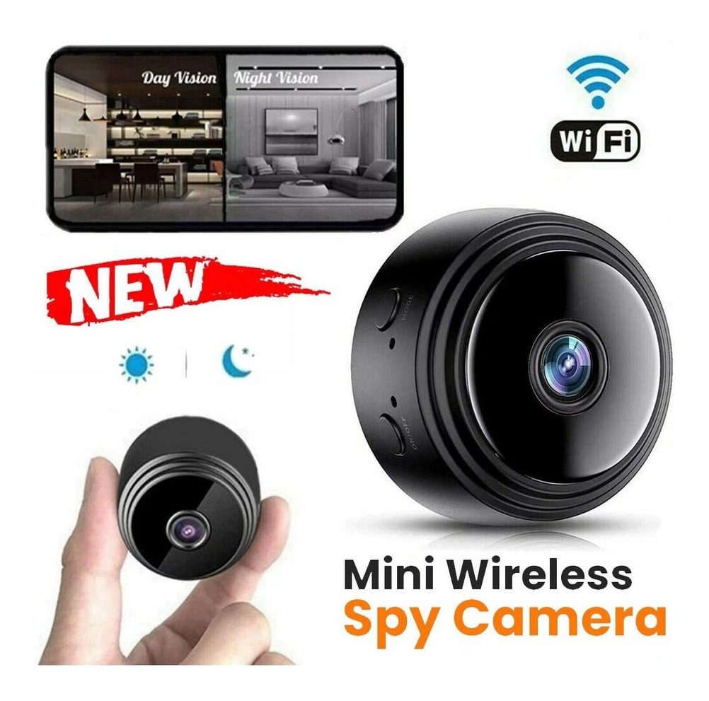 Mini Cameras De Segurança Wifi Visão Noturna Gravador Voz