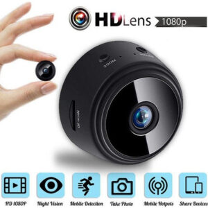 Mini Câmera De Vigilância Hd 1080p Wifi