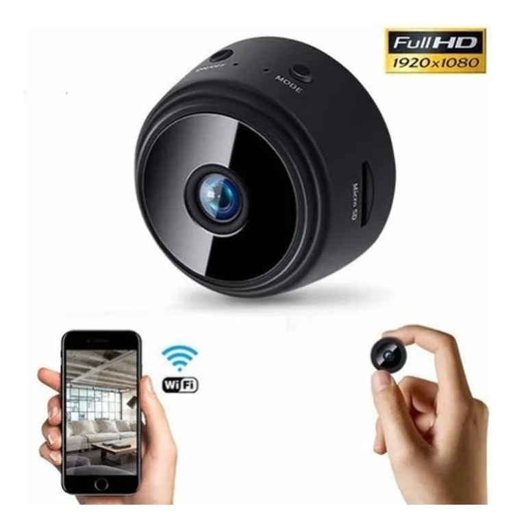Mini Camera Ip Espiã Wifi A9 Magnética Bateria Portatil