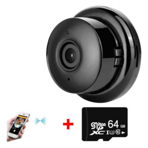 Mini Câmera Espiã Com Infravermelho Wifi Visão Noturna+ca