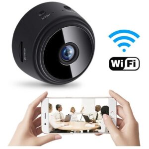 Mini Câmera Wifi Detectar Micr Movimento + Cartão De Memória