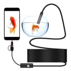 Endoscópio Câmera Otg Android 2m Cabo Usb Led