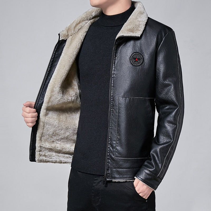 Jaqueta de Corino Moderna - Masculina