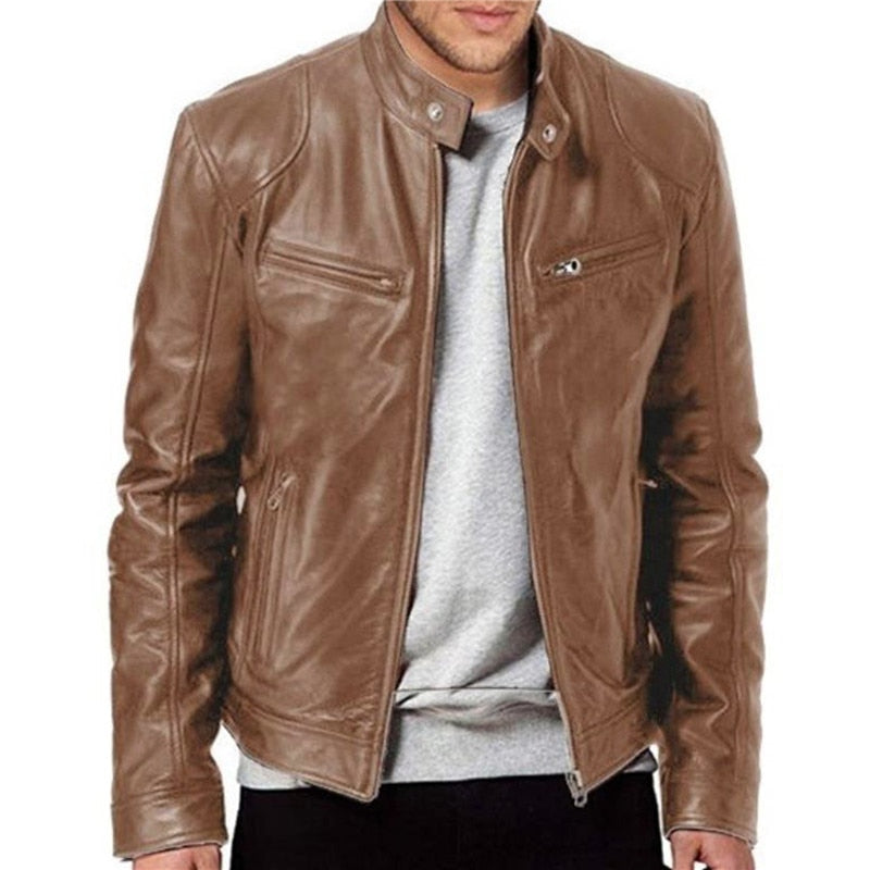 Jaqueta de Couro Masculina - Classic Men - Imagem 5