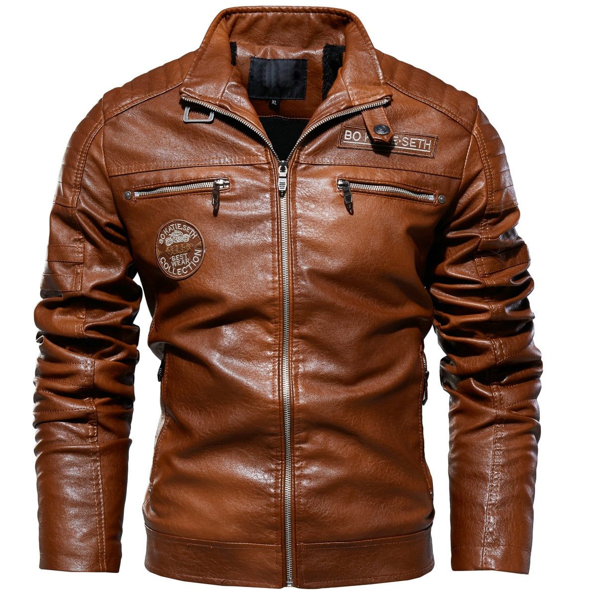 Jaqueta de Couro Masculina - General Boss - Imagem 5