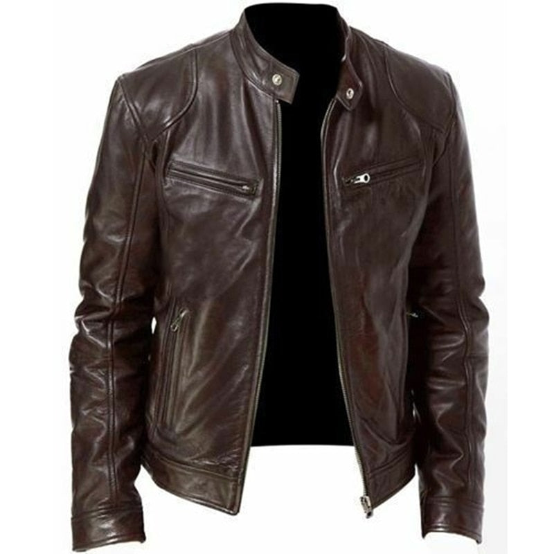 Jaqueta de Couro Masculina - Classic Men - Imagem 2