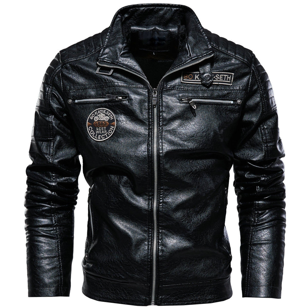 Jaqueta de Couro Masculina - General Boss - Imagem 3