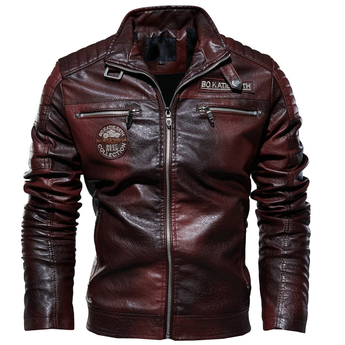 Jaqueta de Couro Masculina - General Boss - Imagem 8