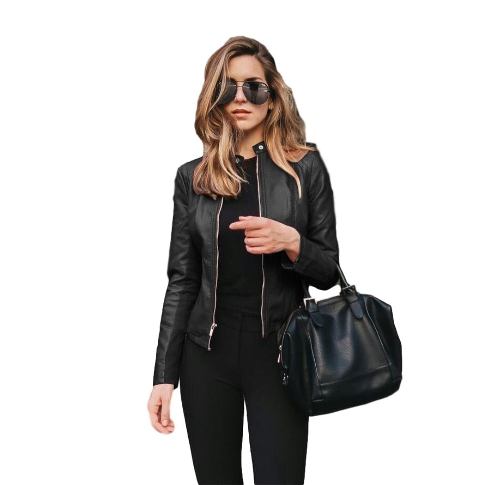 Jaqueta de Couro Feminina - Zaara Elegance - Imagem 16