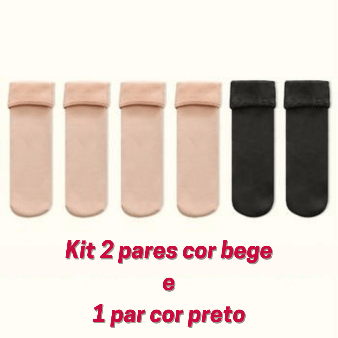 Meias Térmicas de Inverno Meias Thermo - Imagem 10