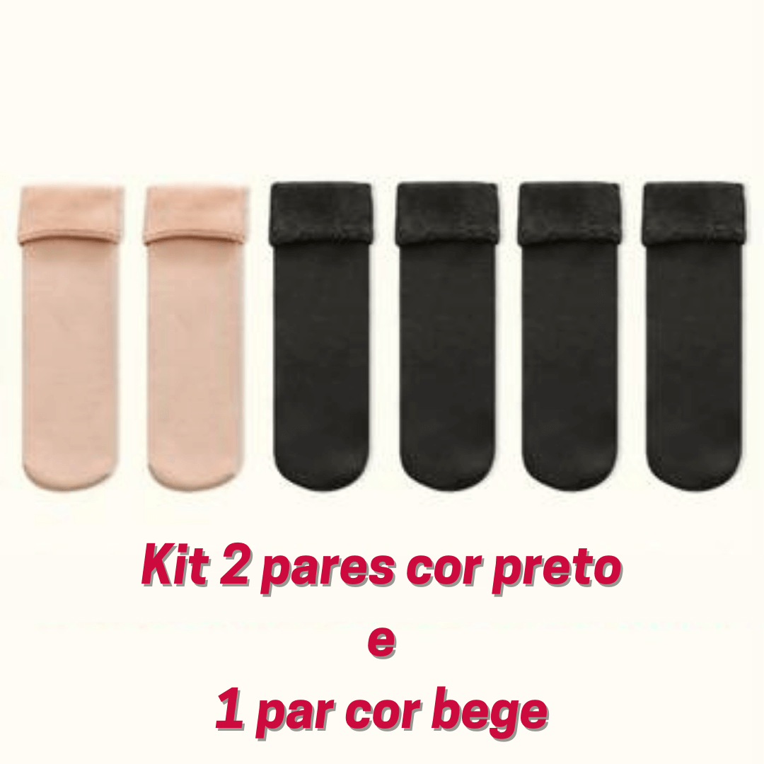 Meias Térmicas de Inverno Meias Thermo - Imagem 11