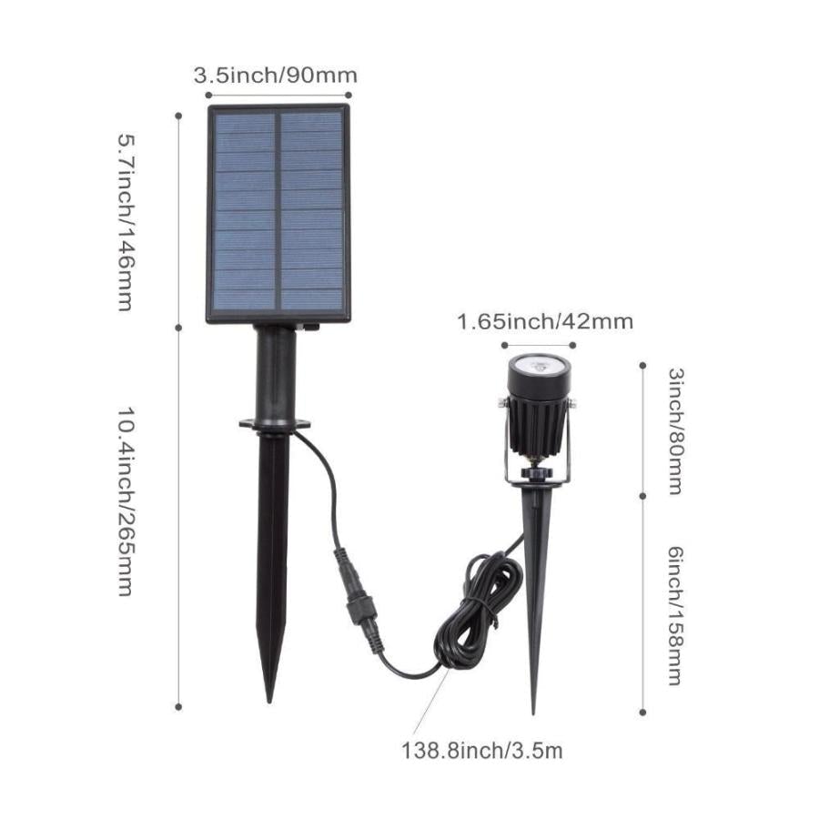 Holofote Led Solar à Prova d' água - Bright Light - Imagem 5