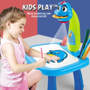 Kids Play™ - Mesa de desenhos Interativos Infantil (+ Brindes)