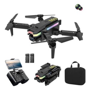 Xt8 Drone Profissional Câmera Dupla 4k Com Luzes Led