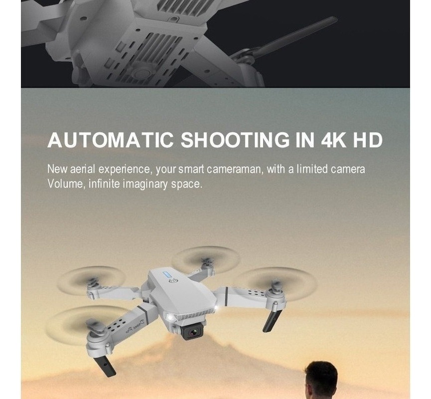 Mini Drones Baratos Com Bateria 4k E525/e88 Pro +3 - Imagem 6