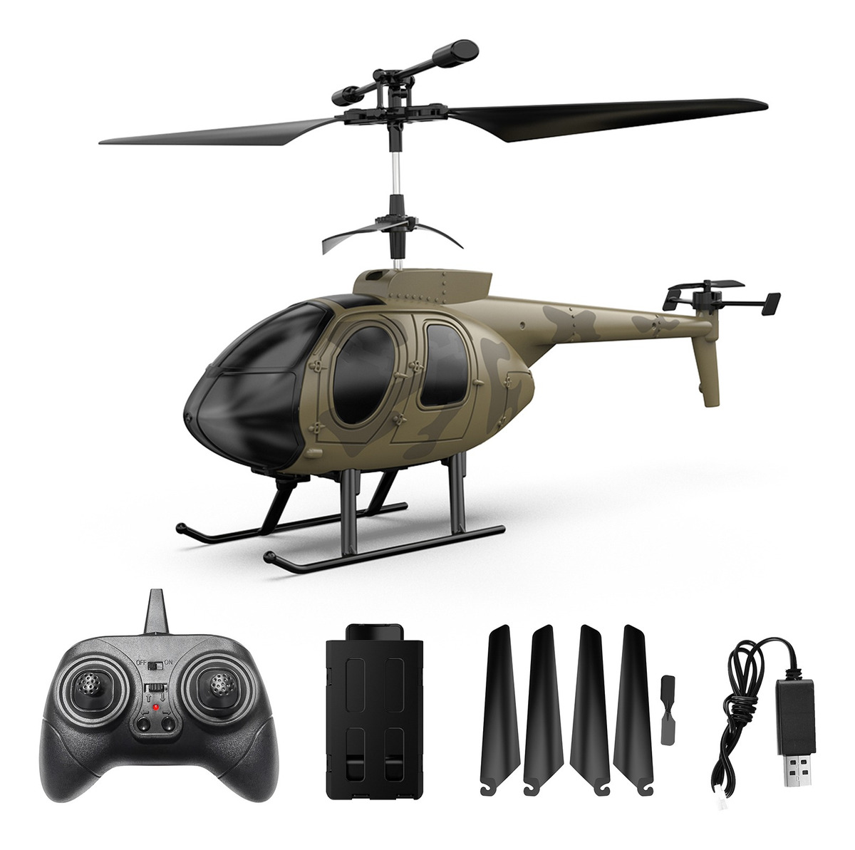 Helicóptero Rc Drone Rc De 2,4 Ghz - Imagem 4