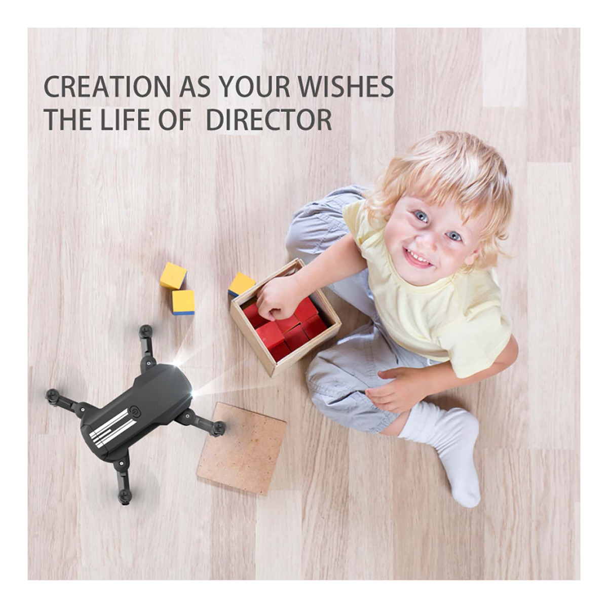 Câmera Mini Drone Rc Quadcopter 1080p De 13 Minutos De Tempo - Imagem 6