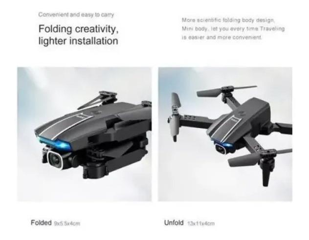 Drone Câmera Profissional 4k + 2 Baterias S65 - Imagem 11
